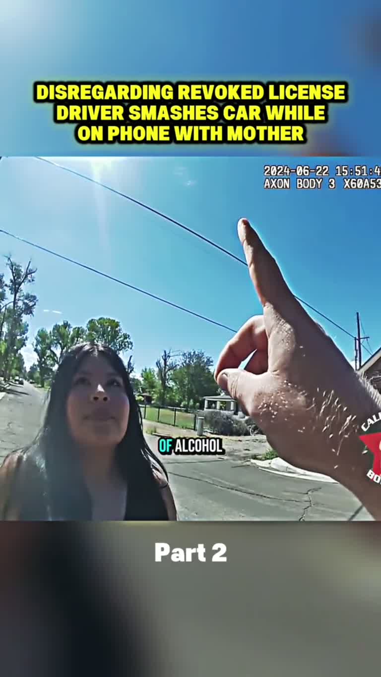 Driver on phone to mother smashes car with revoked licence